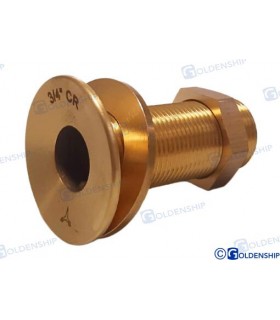 THROUGH HULL 3/4'' BRASS CR 