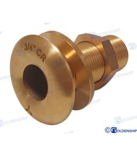 THROUGH HULL 3/4'' BRASS CR 