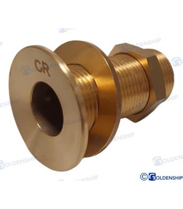 THROUGH HULL 1'' BRASS CR 