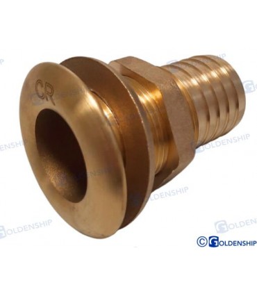 THROUGH HULL 1''1/4 BRASS CR 