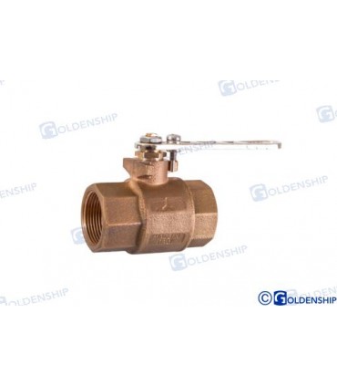 BALL VALVE BRONZE 1''1/4 F.F. VICTORIA
