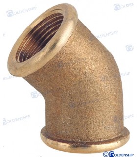 ELBOW 45° F.F.  1''1/2 BRASS CR
