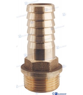 HOSE TAIL 1/2'' x 18 M. BRASS CR