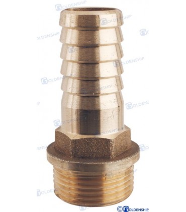 HOSE TAIL 1/2'' x 18 M. BRASS CR