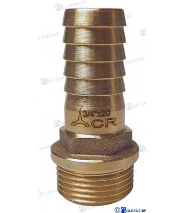 HOSE TAIL 3/4'' x 20 M. BRASS CR