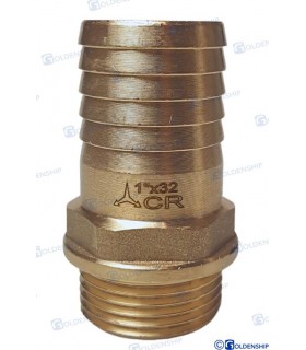 HOSE TAIL 1'' x 32 M. BRASS CR