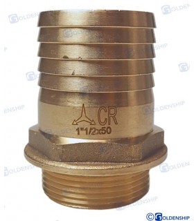 HOSE TAIL 1''1/2 x 50 M. BRASS CR