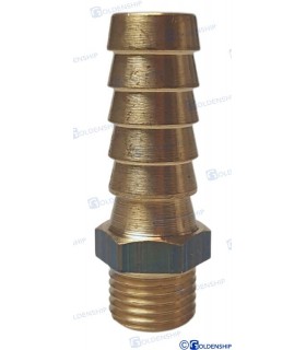 HOSE TAIL 1/4'' x 13 M. BRASS CR