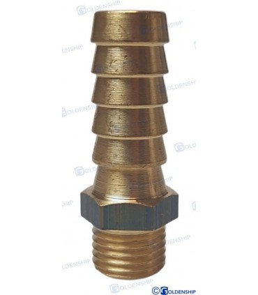 HOSE TAIL 1/4'' x 13 M. BRASS CR