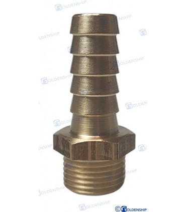 HOSE TAIL 3/8'' x 13 M. BRASS CR