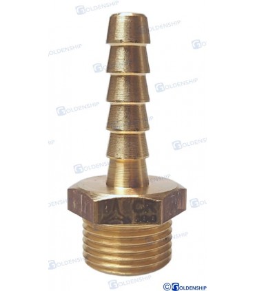 HOSE TAIL 3/8'' x 8 M. BRASS CR