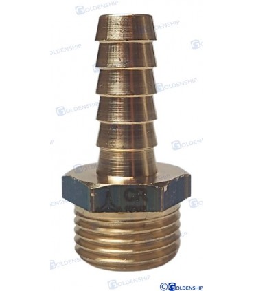 HOSE TAIL 1/2'' x 12 M. BRASS CR