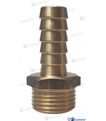 HOSE TAIL 1/2'' x 13 M. BRASS CR