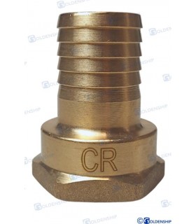 HOSE TAIL 1''1/4 x 32 F. BRASS CR