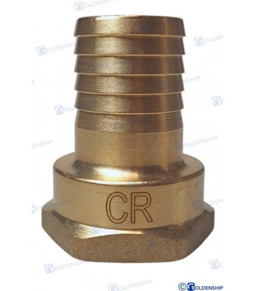 HOSE TAIL 1''1/4 x 32 F. BRASS CR