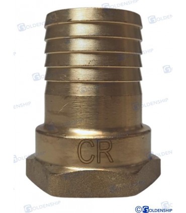 HOSE TAIL 1''1/4 x 38 F. BRASS CR