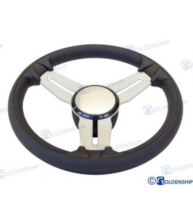STEERING WHEEL MOD. 015A 350mm BLACK