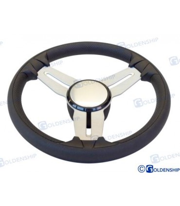 STEERING WHEEL MOD. 015A 350mm BLACK