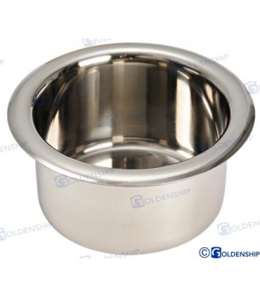 GLASS & CAN HOLDER INOX