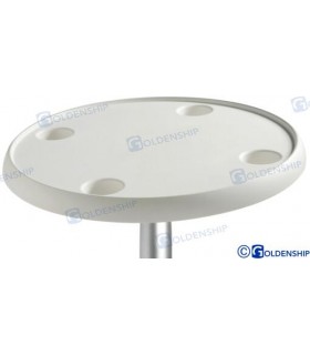 TABLE ROUND WHITE  610 mm