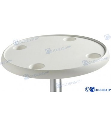 TABLE ROUND WHITE  610 mm