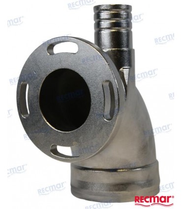 EXHAUST ELBOW INOX