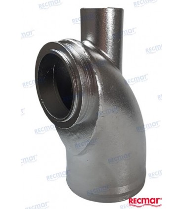 EXHAUST ELBOW INOX