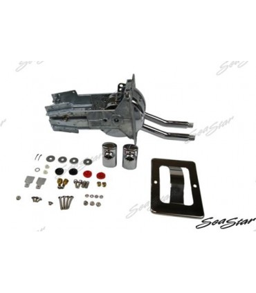 CHROMED RAKED SMOOTH TOP MOUNT CONTROL