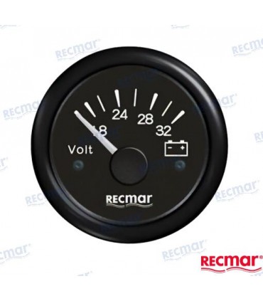 VOLTMETER 8 / 32V BLACK
