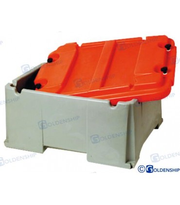 BATTERY BOX FOR 2 BATTERIES 520X585