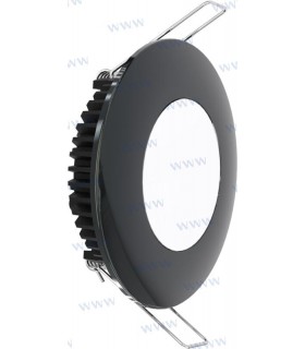 DOWNLIGHT BLACK 6 W 600 LUM. 6500K 12V