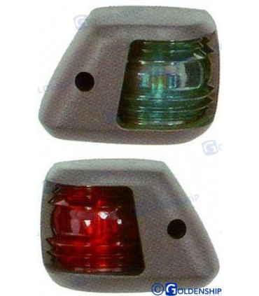 PAIR NAVIGATION LIGHT GREEN AS-20 BLACK