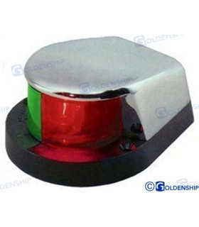 BICOLOUR BOW LIGHT CHR. PLATED