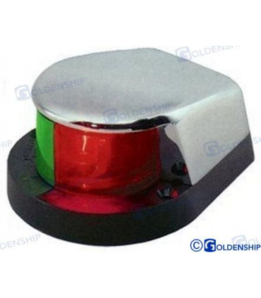 BICOLOUR BOW LIGHT CHR. PLATED