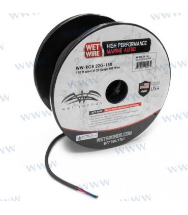 150FT SPOOL OF 22 GAUGE RGB WIRE