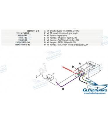 INBOARD SINGLE ENGINE 24V