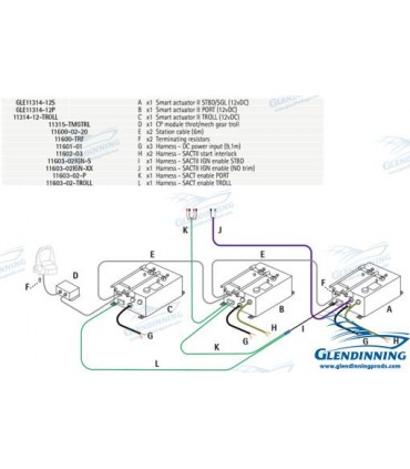 INBOARD TWIN ENGINE W/TROLL  12V