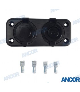 12V DUAL USB AND SOCKET