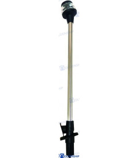POLE LIGHT PLASTIC 24" BLACK
