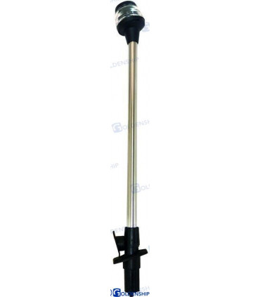 POLE LIGHT PLASTIC 24" BLACK