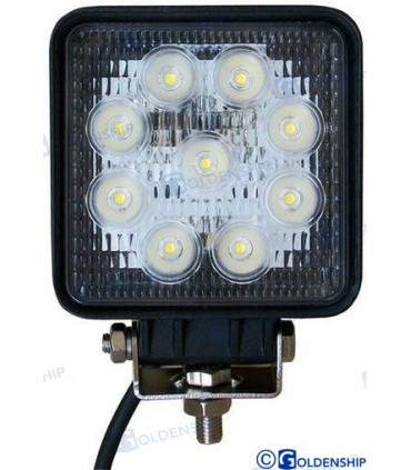 27W LED LIGHT BARS SPOT BEAM 316SS BRACK