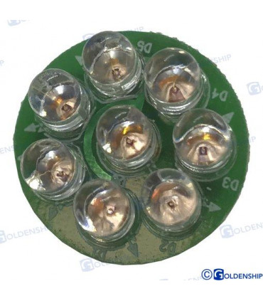 LED G4 BULB BACK PIN RED 12V