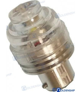 SPARE BULB LED 12V-24V 2W BA15D WHITE