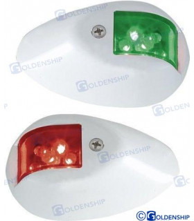 PAIR VERTICAL NAV.LIGHTS WHITE-LED