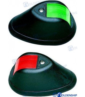 PAIR VERTICAL NAV.LIGHTS BLACK-LED