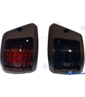 PAIR VERTICAL NAV.LIGHTS BLACK - LED