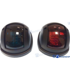 PAIR VERTICAL NAV.LIGHTS BLACK - LED