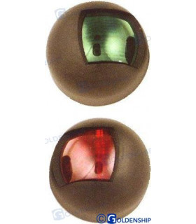 PAIR VERTICAL NAV.LIGHTS BLACK - LED