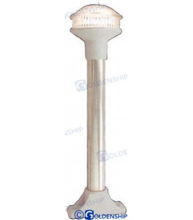 FLAT MOUNT ALL ROUND LIGHT 9" LED WHITE