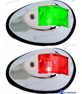 PAIR VERTICAL NAVIGATION LIGHTS 304 SS L